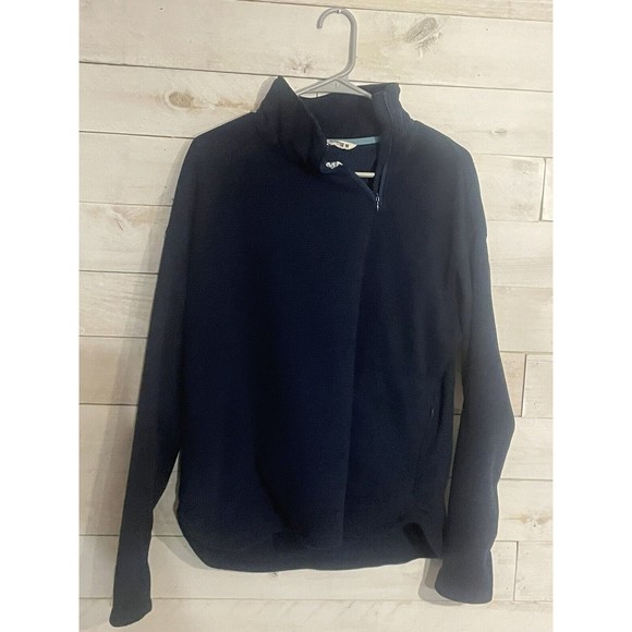 Mountain Khakis Blue Pullover Women's Small Relaxed Fit 1/4 Zip SZ Medium - Picture 1 of 3